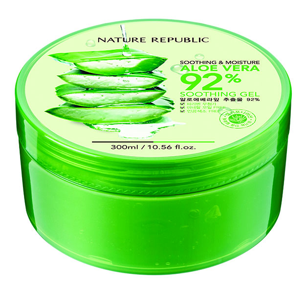 Nature Republic Soothing and Moisture Aloe Vera 92% Soothing Gel $5.50 Nature Republic