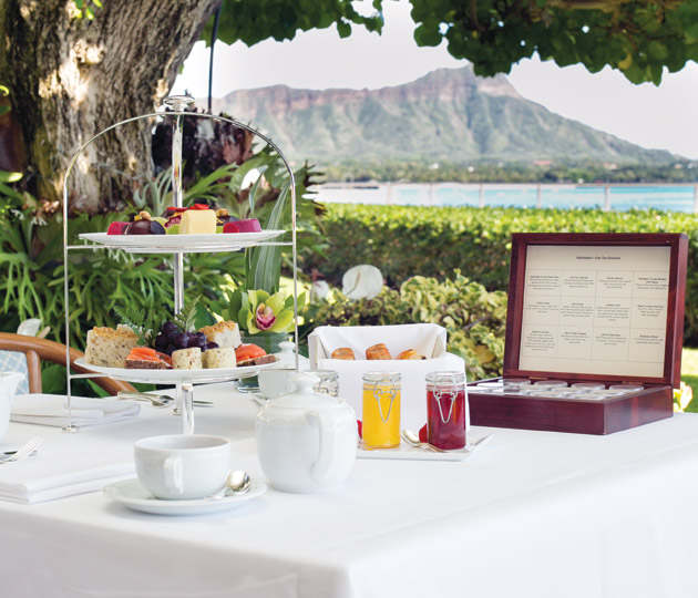ORCHIDS AFTERNOON TEA. PHOTO: COURTESY ORCHIDS AT HALEKULANI